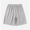 thumbnail image 3 of Busydd Mens Gym Shorts Plus Size Shorts M-5XL Summer Baggy Solid Color Biker Shorts Fashion Elastic Waist Wide Leg Athletic Shorts Casual Drawstring Workout Shorts with Pockets, 3 of 5