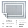 thumbnail image 3 of Paris Design 100% Eco-friendly Lightweight Plastic Outdoor Mat/Rug, 3 of 5