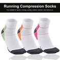 thumbnail image 2 of 1 Pair Good Skin-touch Running Socks Strong Toughness Breathable Easy to Clean Cycling Socks for Sports, 2 of 7