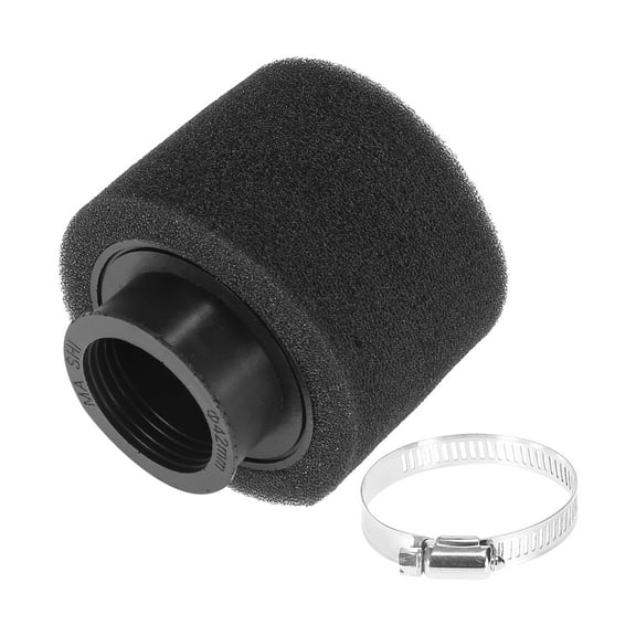 Universal 42mm Straight Motorcycle ATV Air Filter Cleaner for 50cc Engine Cleaner Black