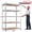 Silver, variant on REIBII 5-Tier Adjustable Garage Storage Shelf Units , 2020LBS ,35.55"Lx16"Wx72"H,Galvanized
