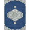 thumbnail image 2 of Addison Rugs Chantille Indoor/Outdoor Traditional Vintage Navy Washable Rectangle Rug, 9' x 12', 2 of 6