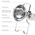 thumbnail image 4 of Chauffage à Gaz Portable Piézo 1000W avec Support de Cartouche Couverture d'Urgence et 4 Clips Chauffage de Camping Réchaud Chauffant pour Réservoir de Gaz Long Kit de Survie d'Urgence Extérieur, 4 of 7