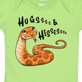 thumbnail image 4 of Inktastic Hugs and Hisses Cute Snake for Valentines Day Boys or Girls Baby Bodysuit, 4 of 5