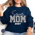 thumbnail image 2 of Floral Senior Mom Class Of 2027 Graphic Sweatshirt for Women, 2 of 6