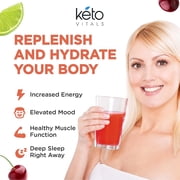 Keto Vitals Keto Electrolytes Powder for Hydration, Sleep, Energy, Muscle Function Cherry Limeade 10 oz