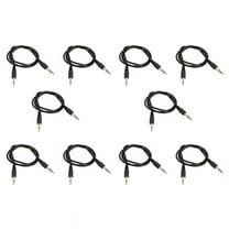 10pcs 23 inch Long 2.5mm Male to 3.5mm Male Audio Adapter Cable