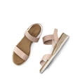 thumbnail image 3 of Sandalias DREAM PAIRS Alpargatas Cuña Planas para Mujer Talla 8.5, 3 of 6