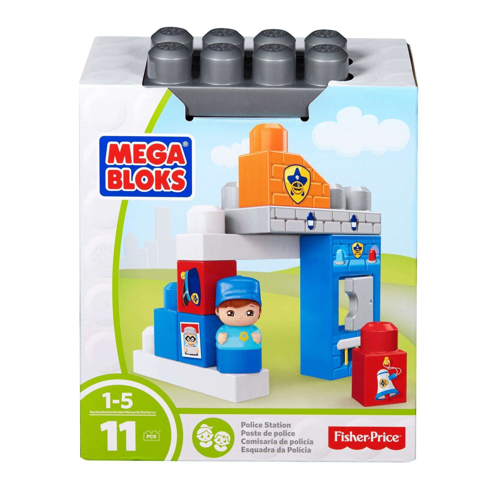 Mega Bloks First Builders 1-5 Year 7 Pieces  AF804391A For Boys NEW  #4395 