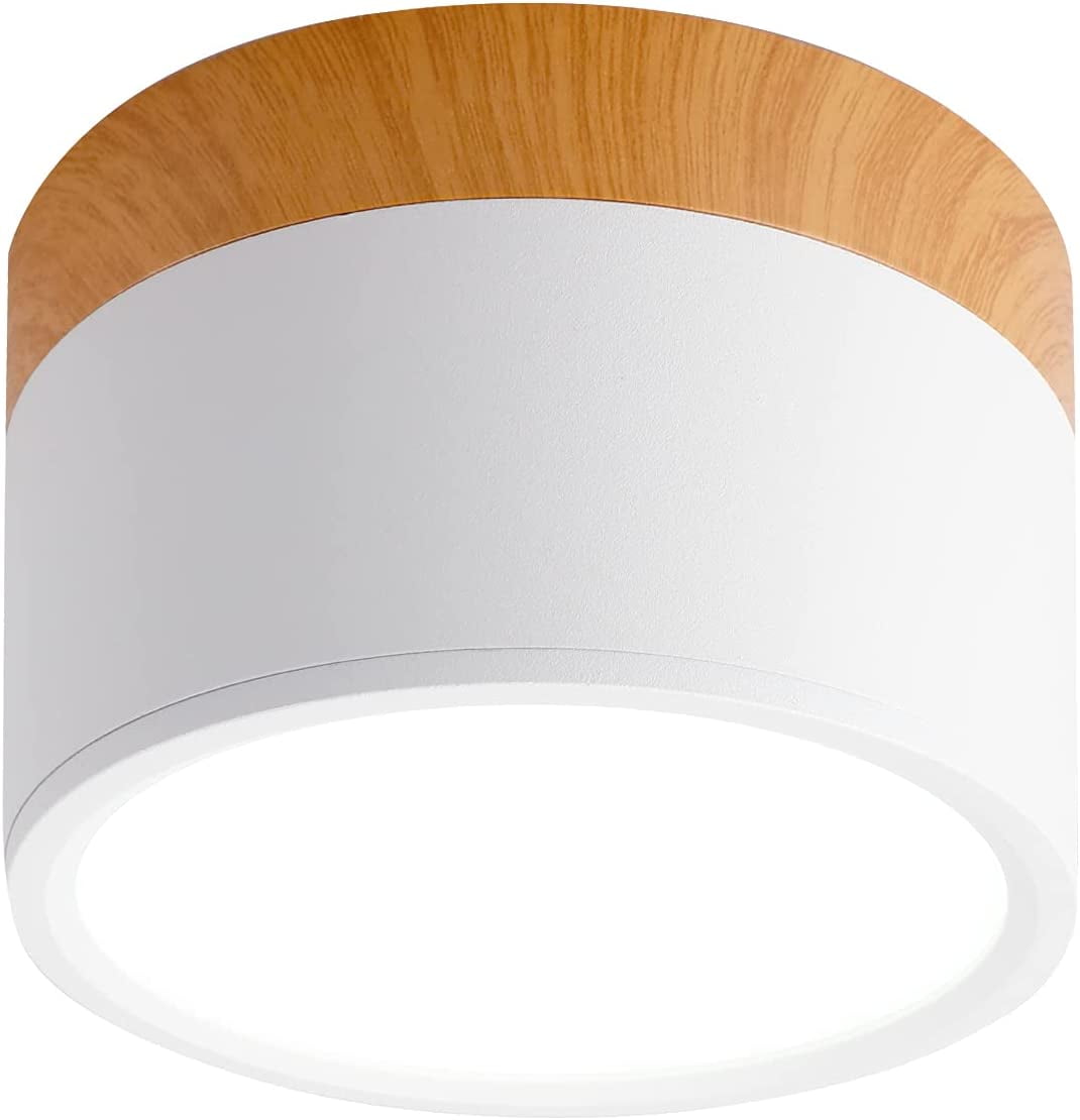 Set Di 4 Faretti Da Soffitto Quadrati In Gesso – Per Lampadine GU10, Max 40W, Bianco, Moderni