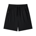 thumbnail image 4 of Gpoecd Cargo Shorts Women Summer Casual Waist Outdoor Beach Shorts with Zipper Pockets for Running and Travel Sweatpant Shorts Black,XXL, 4 of 9