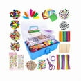 thumbnail image 1 of A Diy Tote Storage Box Set Children'S Gift Set Creative Handmade Handbag Activity Plastic Tote Box Birthday Gift Children'S Day Gift A, 1 of 1