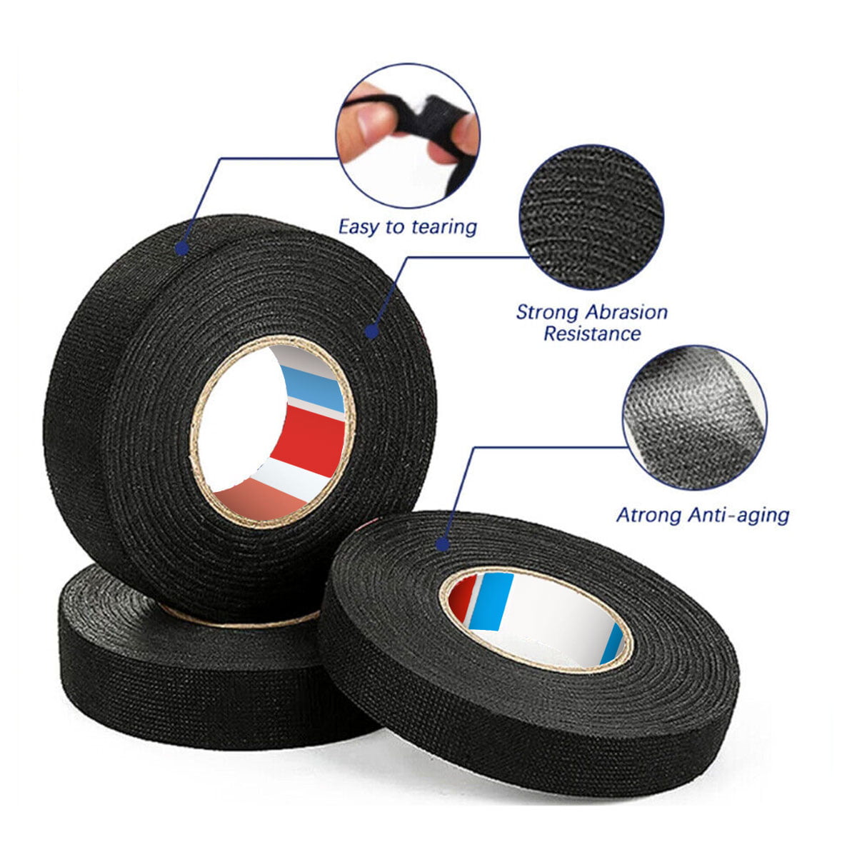 High Temperature PVC Cloth Adhesive Electrical Cloth Tape