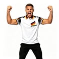 thumbnail image 4 of COSFO Mens Short Sleeve Polo Shirts Mesh Germany Football Graphic Tees Breathable Pullover Summer Collared Classic Fit Tops, 4 of 6