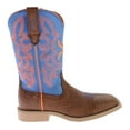 thumbnail image 3 of Children's Twisted X YHY0001 Cowkid's Hooey Cognac Bullhide/Neon Blue 3 M, 3 of 7