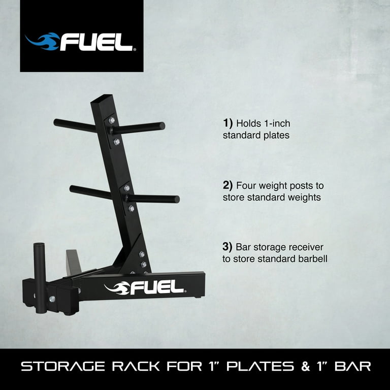 Fuel Pureformance Standard 1 in. Weight Plate Stand Black