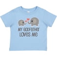 thumbnail image 3 of Inktastic My Godfather Loves Me Godson Boys or Girls Baby T-Shirt, 3 of 5