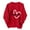 C Red, variant on Valentines Crewneck Sweatshirts Women Relaxed Fit Love Heart Graphic Hoodless Sweatshirt Long Sleeve Casual Pullover Top Valentine's Day Print Blouse Festival Clothing Women's Sweatshirts