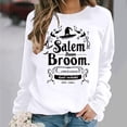 thumbnail image 5 of Leesechin Halloween Squad Sweatshirt Womens Hocus Pocus Long Sleeve Shirts Sanderson Sisters Pullover Tops Blouse, 5 of 6