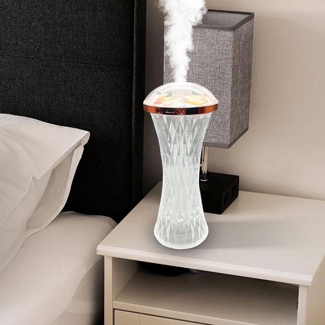 Humidificador de aire con forma de seta, difusor ajustable decorativo, purificador para sala de estar, granja, dormitorio, decoraciones para el hogar BLESIY Humidificador de aire