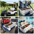 thumbnail image 6 of Golf Cart Seat Covers for 2 Seater,Christmas Trees Microfiber Cart Seat Towel Blanket,Xmas Winter Leopard Printed Plaid Pine Absorbent Breathable NonSlip Bench Seats Protector for Golf Course 51"x31", 6 of 9