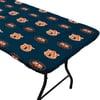 Auburn Tigers Tailgate Fitted Tablecloth, 33" x 33", Card Table 96" x 30", 8 ft table