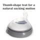 thumbnail image 4 of Set de biberones haakaa Gen.3 de vidrio natural de 125 ml y 180 ml, 4 of 8