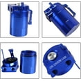 thumbnail image 3 of YIUIY Universal Oil Catch Can Breather Baffled Filter With 3/8" Fuel Line,Aluminum,300ml（Blue）, 3 of 5