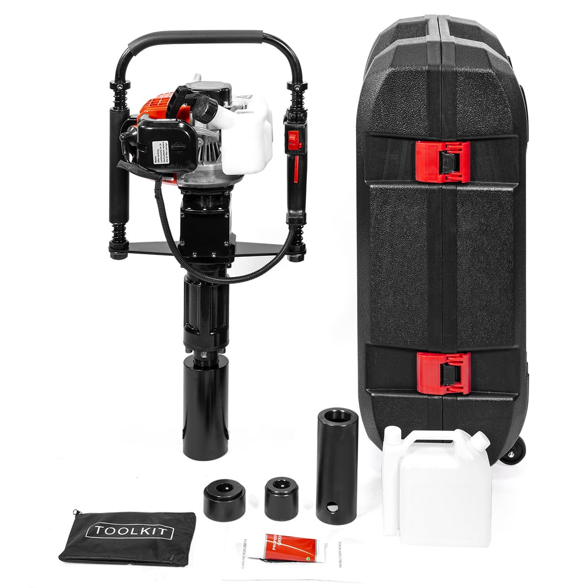 Xtremepowerus 32 7cc T Post Driver 1 2hp Gasoline Pile Driver Epa Motor W Carrying Case Walmart Com Walmart Com