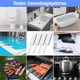 thumbnail image 4 of Injueey Limpieza eficiente del hogar de 4 piezas con piedra de limpieza de piedra pómez con mango único con mango largo Suministros de limpieza para el hogar Blanco+4 piezas, 4 of 6