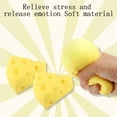 thumbnail image 4 of Clearance! Yellow Cheese Squishies Squeeze Toys, Soft Novelty Toys, Rebounding Sensory, Help for Relax, Focus, Sensory Cheese, Food Theme Cheese Cubes Squishies Toys, Stress Balls for Adults K*ids, 4 of 9