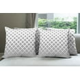 thumbnail image 6 of Ambesonne Geometric Throw Pillow Cover 4 Pack, Black White Squares, 18", Black and White, 6 of 7