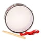 thumbnail image 1 of Caja de 13 pulgadas, batería musical con baquetas, instrumento de percusión ligero. Rojo, 1 of 9
