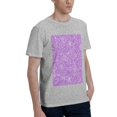 thumbnail image 2 of Bingfone Lilac Glittering Men'S Loose Fit Short-Sleeve Pocket T-Shirt, 2 of 7