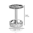 thumbnail image 3 of Resin Toothbrush Holder | Chrome Finish | 3"x4.35"x3", 3 of 4