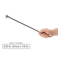 thumbnail image 3 of TEKTON 3/8, 1/2 Inch Drive Quick-Release Extra-Long Ratchet Set, 2-Piece (18, 24 in.) | SRH99125, 3 of 4