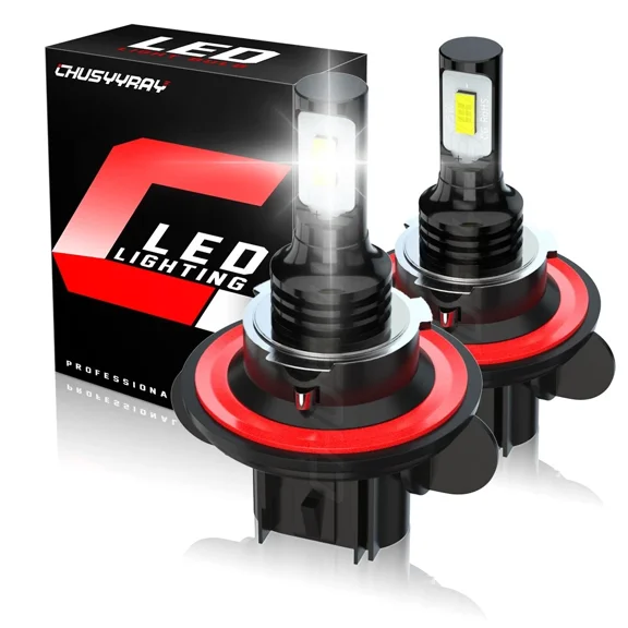 For 2006 2007 2008 Dodge Ram 1500 2500 3500 LED Headlight Bulbs Hi/Low Beam H13