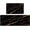Black and Gold, variant on Kitchen Rugs and Mats 2Pcs Orange Red Kitchen Rugs Non-Slip Standing Desk Mat Waterproof Kitchen Rug Set for Kitchen Floor Office Dining Room Sink Laundry 18"X48"+18"X30"
