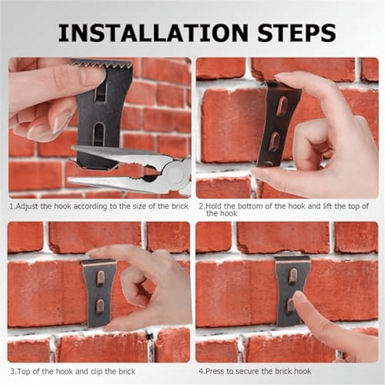 Brick hanging hooks hotsell