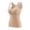 Khaki, variant on Women's Lace Trim Thermal Vest, Embossed Design with Gathered Wire-Free Support for Autumn Winter Layering and Warm Base Layer Comfort-Green