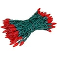 thumbnail image 3 of ‎‎‎Novelty Lights 50FT 100 LED C6 LED Christmas String Lights, Outdoor Christmas Tree Commercial Grade LED String Lights, Permanent Christmas Lights Outdoor Tree Decorations Outdoor (Red), 3 of 6