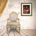 thumbnail image 3 of Raphael 12x14 Gold Ornate Wood Framed with Double Matting Museum Art Print Titled - Leo X With Cardinals De Medici And De Rossi, 3 of 4
