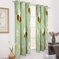 thumbnail image 3 of Bee Daisy Garden Print 2 Panels Blackout Curtains for Bedroom Living Room Drapes Kitchen Room Window Blackout Curtain Grommet, 3 of 6