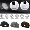 thumbnail image 2 of 3pcs Elastic Headbands Sports Yoga Gym Hair Bands Head Wrap Stretch Sweatband US, 2 of 6