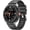 Black, variant on Leather with Silicone Strap Compatible with Samsung Galaxy Watch 8 Classic 46mm Bands, No Gap Leather Strap Replacement Wear-resistant breathable for Galaxy Watch 8 40mm 44mm Women Men