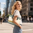 thumbnail image 7 of TSOVTHRID Highland Cattle Sunflower Print Handbag and Wallet Set Womens Tote Bag with Matching Wristlet Wallet Pu Leather Top Handle Handbag Aztec Tribal Satchel Purse for Shopping Walking, 7 of 7
