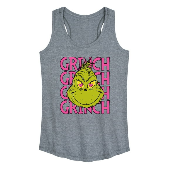 The Grinch - Grinch Stacked - Women's Racerback Tank Top