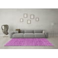 thumbnail image 3 of Ahgly Company Indoor Square Abstract Pink Modern Area Rugs, 6' Square, 3 of 4