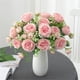 thumbnail image 5 of Ramo de flores artificiales para decoración del hogar, Ramo de rosas para boda, Ramo de rosas artificiales, Decoración para el hogar, Centro de mesa para bodas, Flores artificiales, Larga, 5 of 7