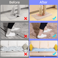 thumbnail image 5 of VIIWII Non Slip Rug Gripper Pad for Area Rugs 8Pcs Carpet Tape for Hardwood Floors and Tile, 5 of 7